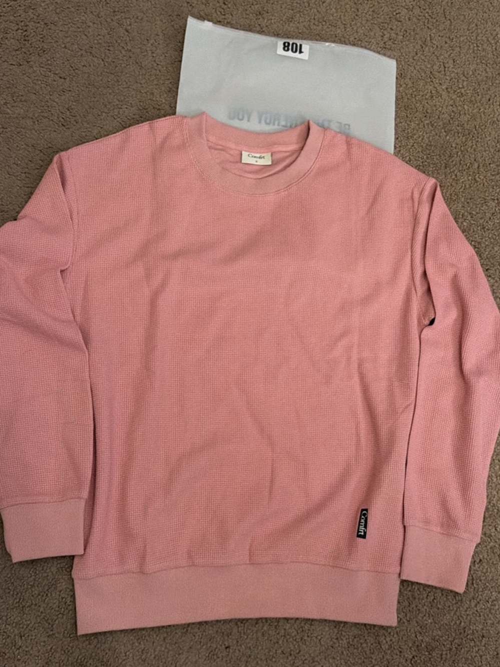 able Pink Crewneck Sweater